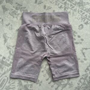 Purple Gymshark Flex Shorts